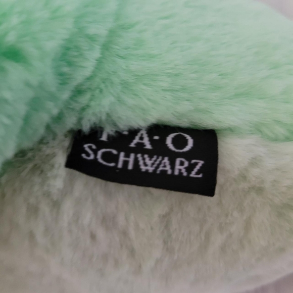 FAO Schwarz 12" Plush Dinosaur w/ Bowtie And Removable Glasses T-REX - Picture 6 of 6